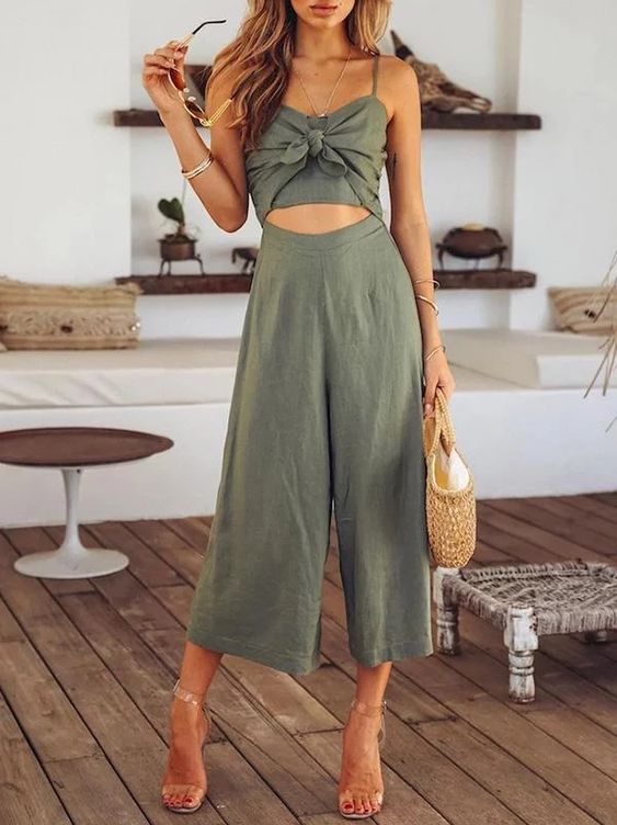 10 outfits elegantes verde militar que son perfectos para verano 1