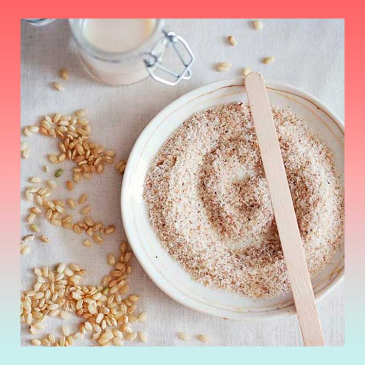 5 mascarillas de arroz para eliminar manchas en la piel