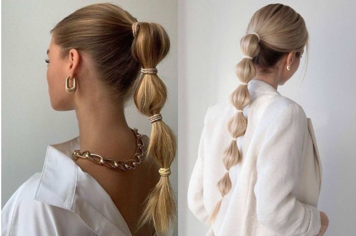 Peinados rápidos para mamás: bubble braid