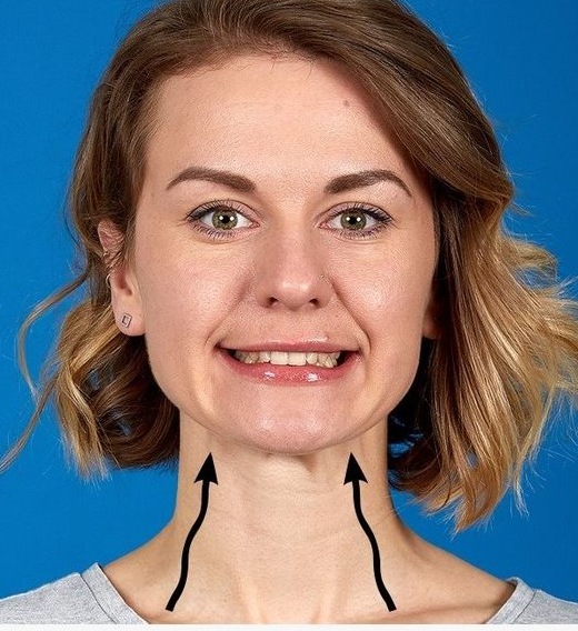 Face yoga cuello