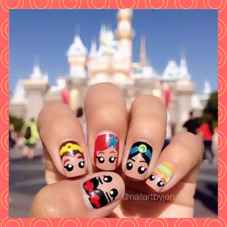 10 diseños de uñas inspirados en princesas Disney