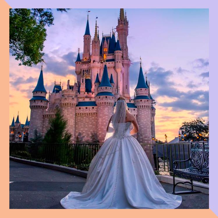 Cásate con un vestido de novia de princesa Disney