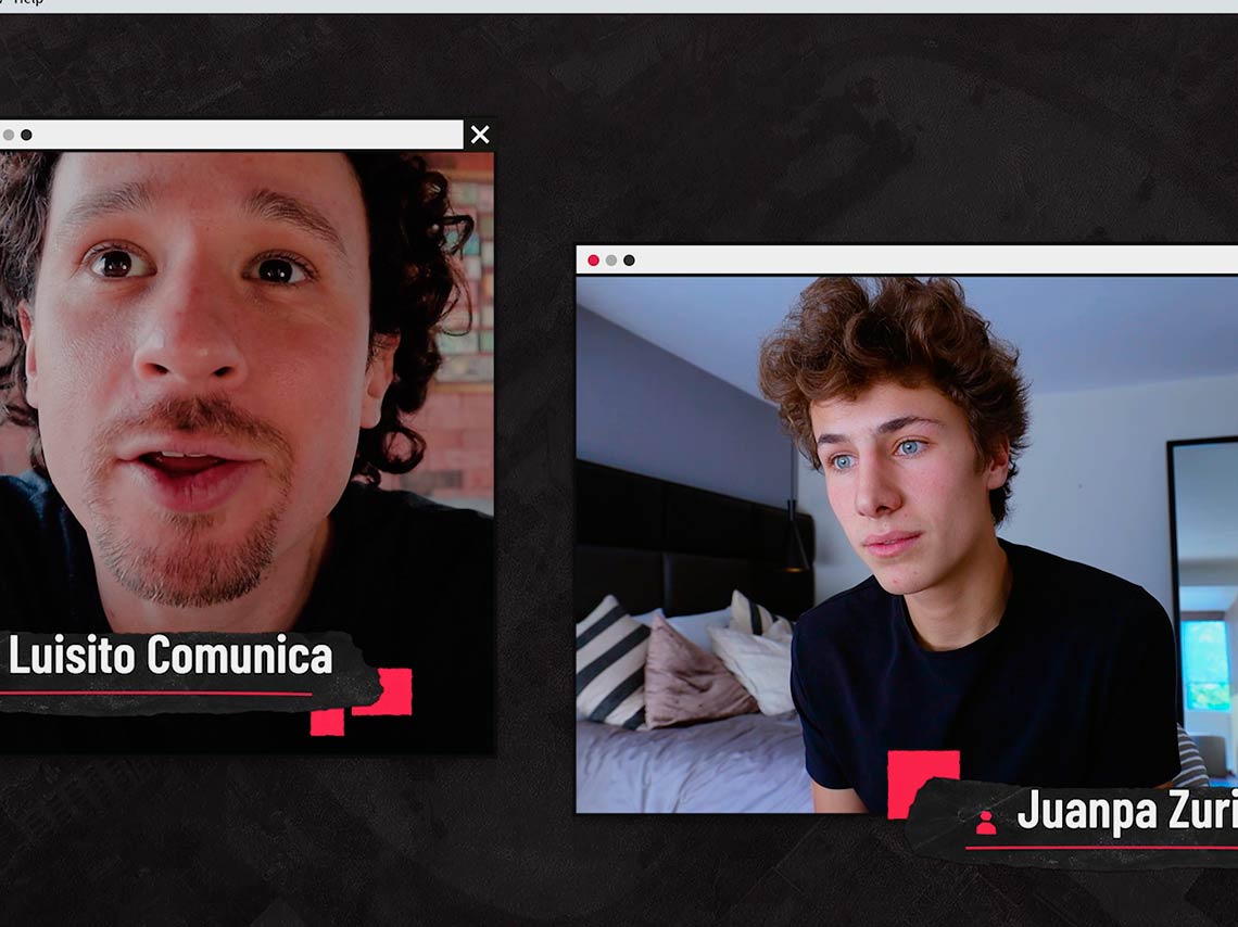 Juanpa Zurita y Luisito documentaron la cuarentena 0