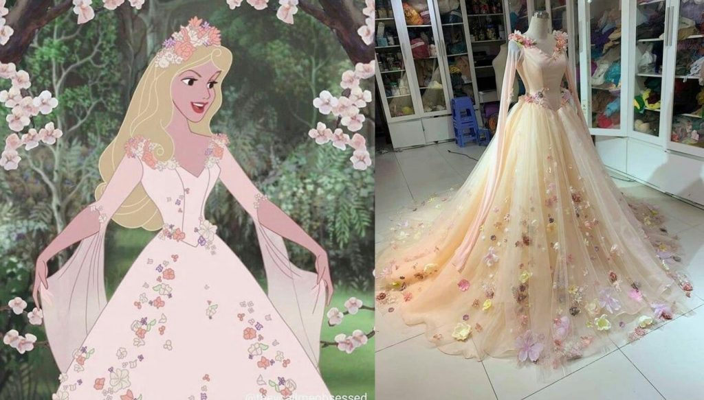 Aurora vestido de novia
