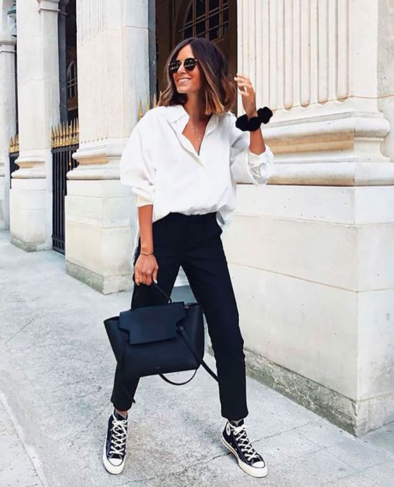 10 outfits con tenis igual de formales y modernos que usar tacones 9