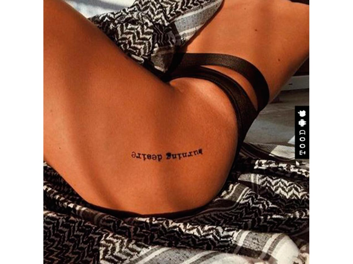 10 ideas de tatuajes en glúteos que se ven súper sexy 4