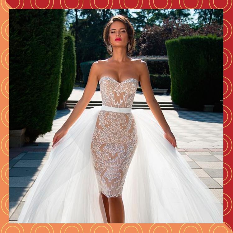 10 vestidos de novia para son elegantes