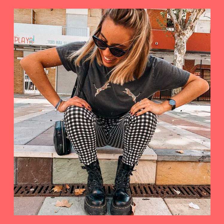 10 outfits con combat boots para verte muy cool en otoño