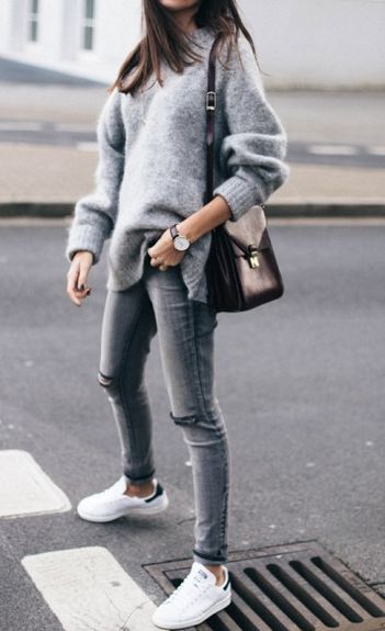 10 outfits casuales y modernos color pastel para otoño