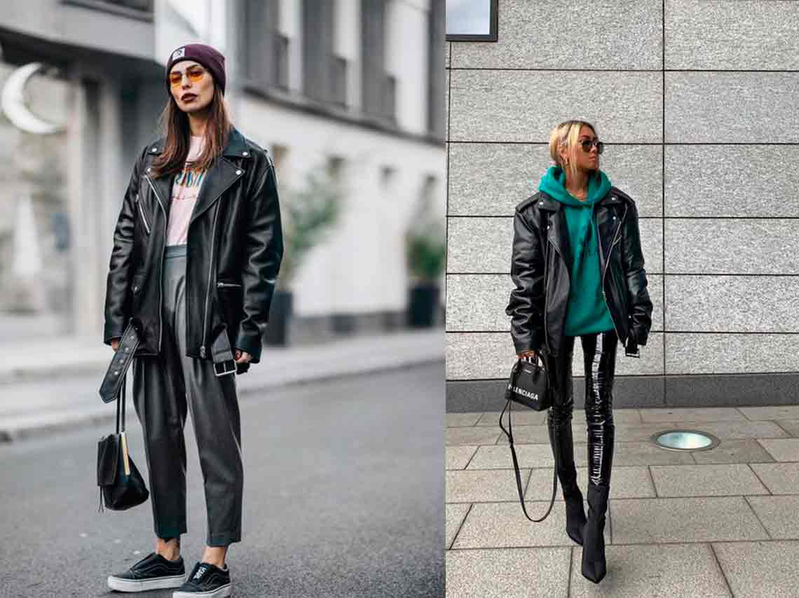 10 outfits con chamarra de piel con los que no pasarás frío 6