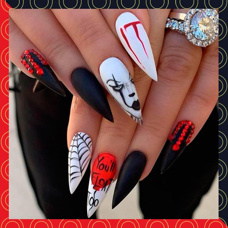 10 diseños de uñas espeluznantes perfectas para Halloween