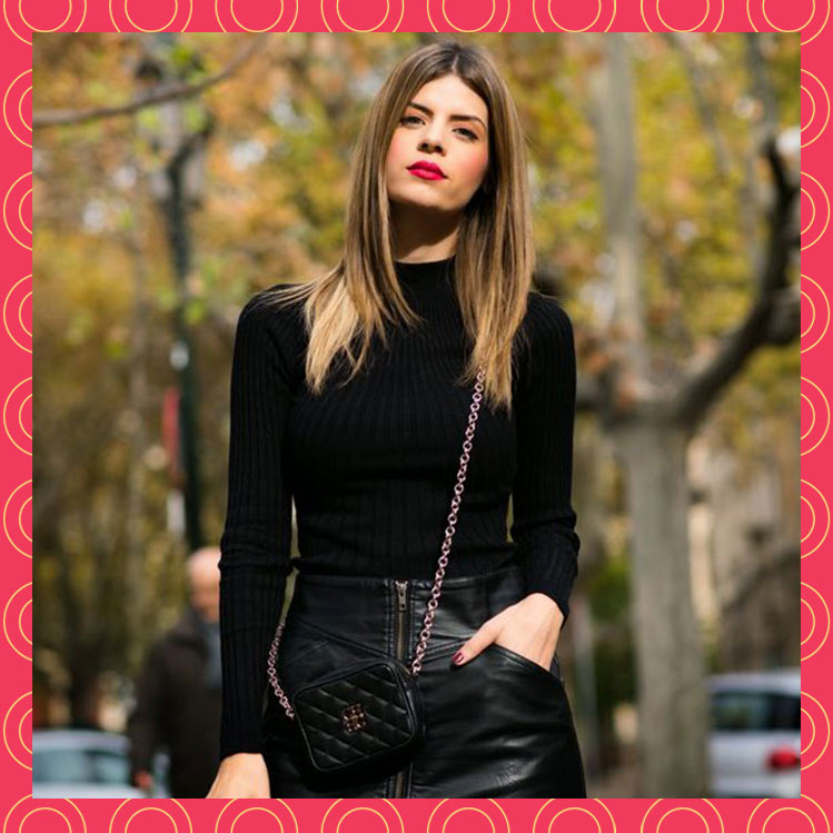 10 outfits con faldas negras perfectas para el otoño