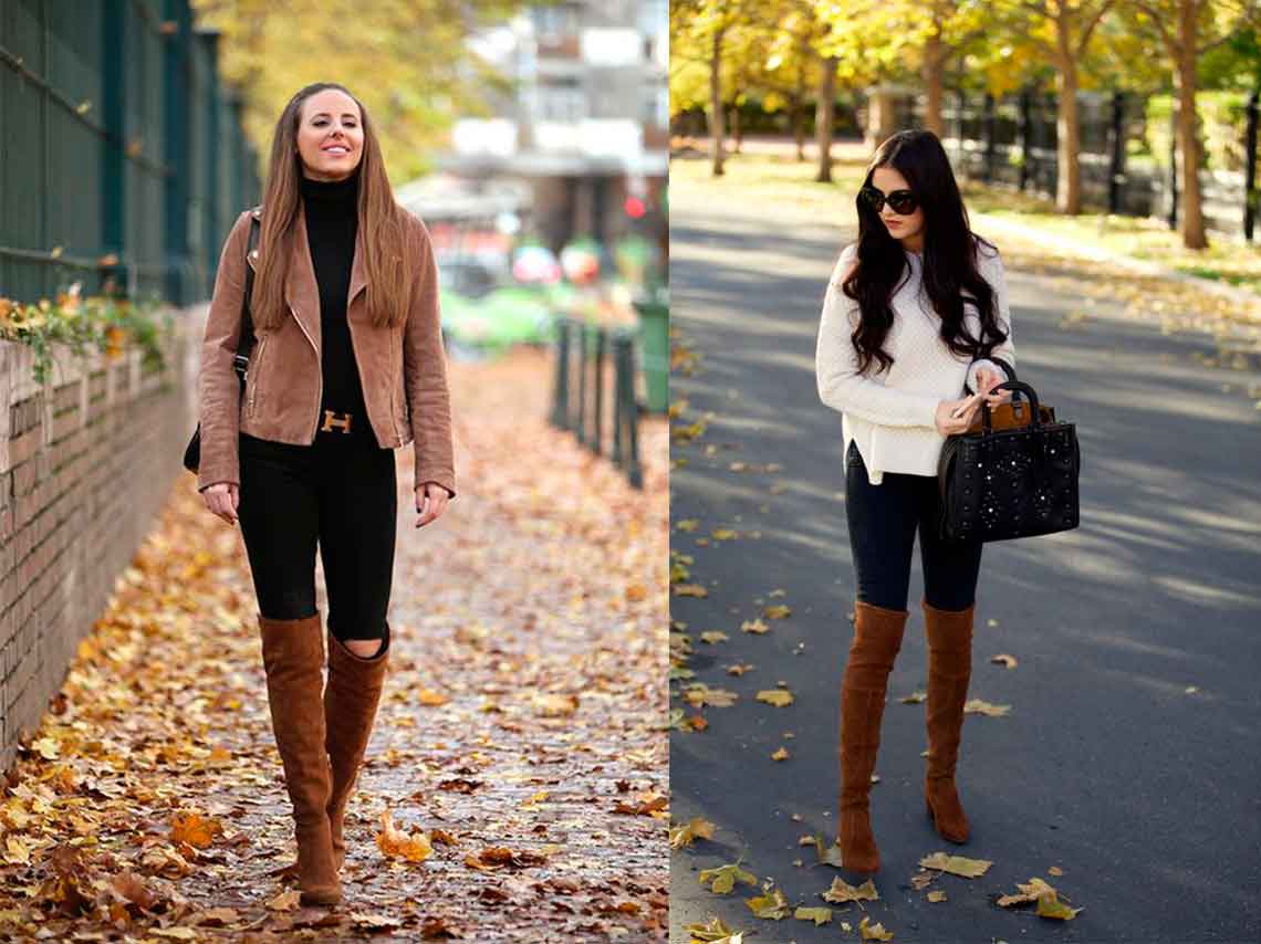 7 Outfits con botas cafés perfectas para el otoño | Mujer de 10