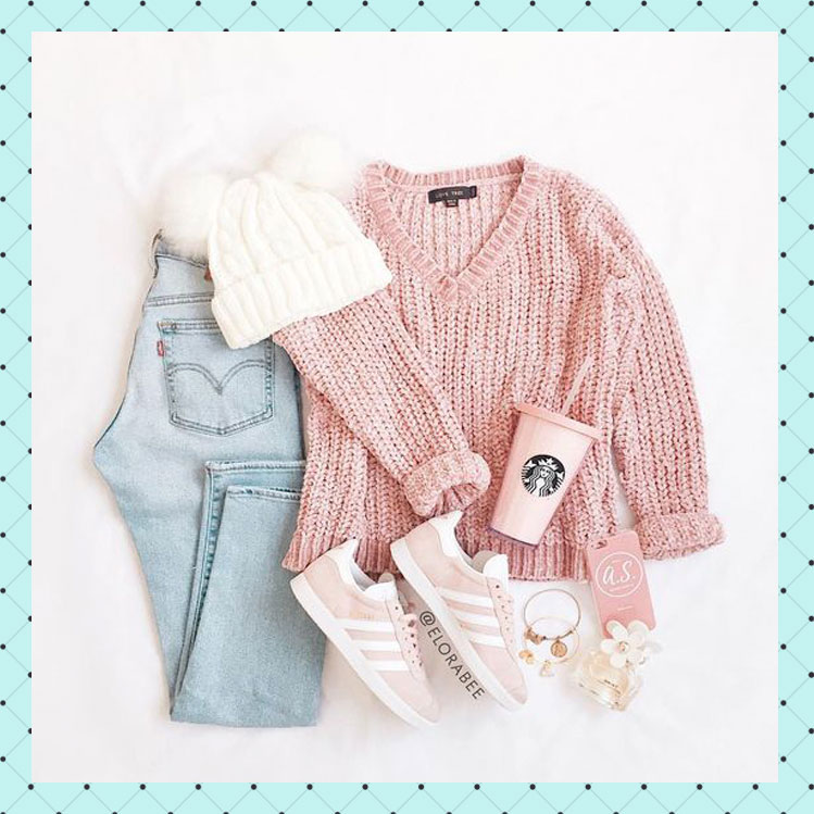 10 outfits casuales y modernos color pastel para otoño