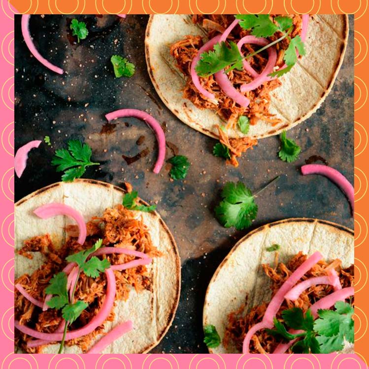 Tacos de cochinita pibil son más sanos que la granola