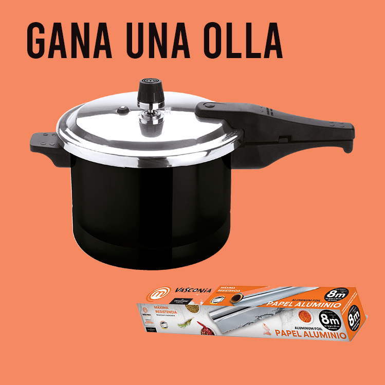 Vasconia y Mujer de 10 te regalan una Olla Express®