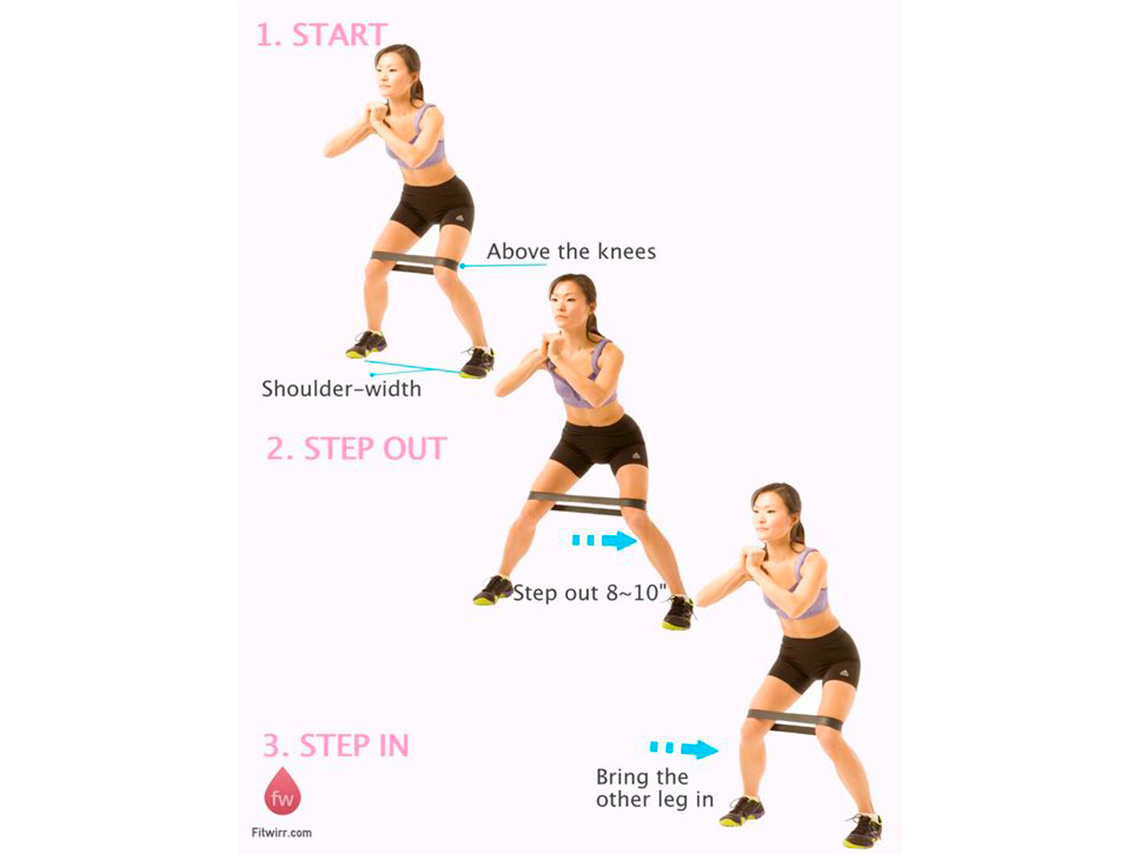 7 ejercicios con bandas para perder peso y quemar grasa 0