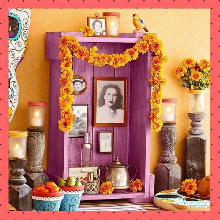 8 ideas para hacer un altar de muertos pequeño en tu departamento