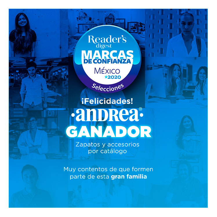 Andrea, galardonada entre las Marcas de Confianza 2020