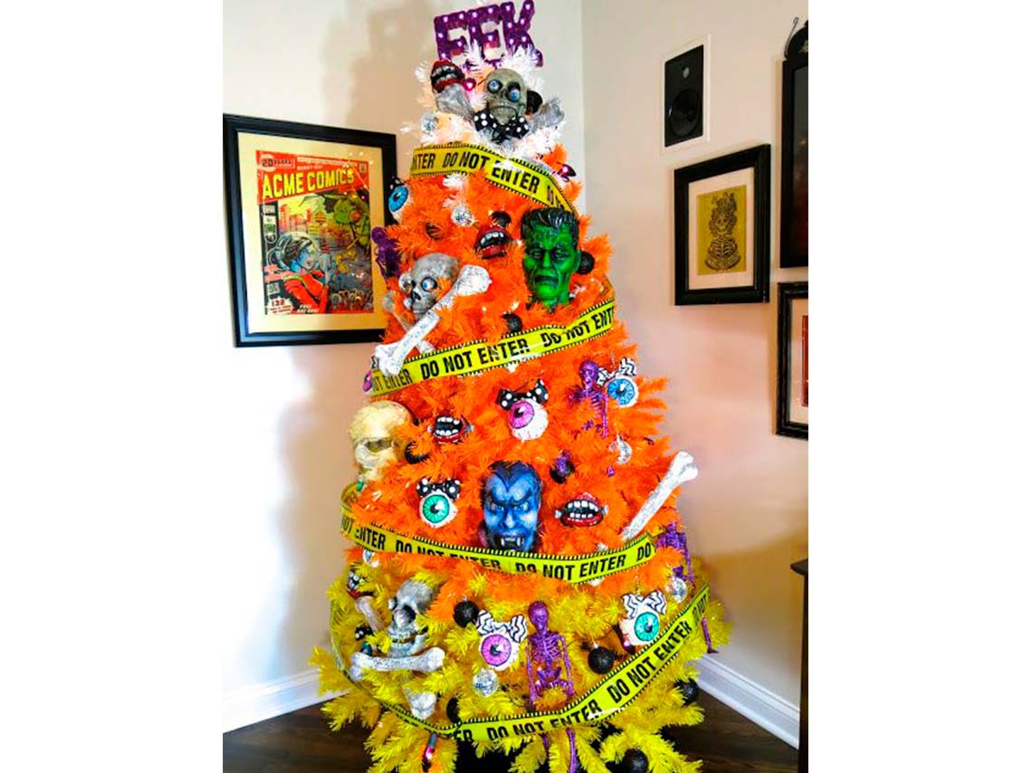 10 ideas para tener un Halloween Christmas Tree esta Navidad 9