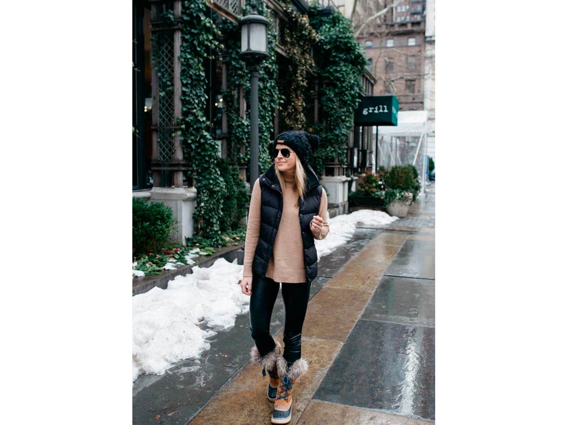 10 outfits con gorros de invierno para verte juvenil 13