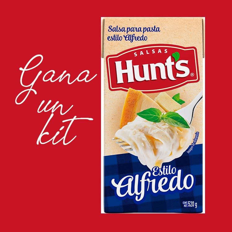Hunt’s te regala su nueva salsa Alfredo para que la pruebes