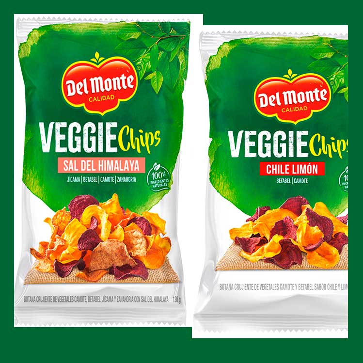 Del Monte te regala sus nueva VEGGIE Chips para que las pruebes