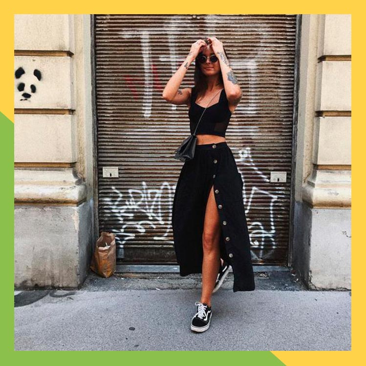 10 outfits sexys que puedes combinar con tenis