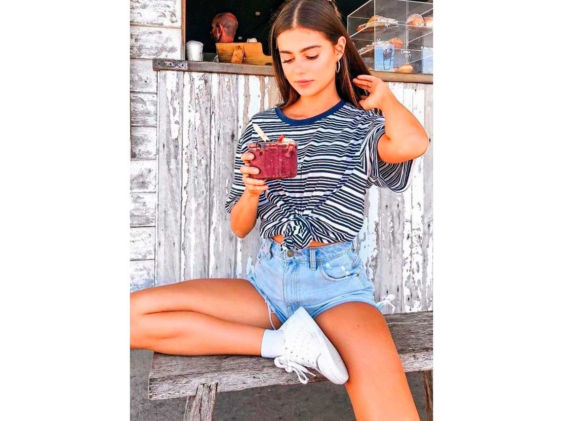 10 outfits cómodos con short para un domingo 7