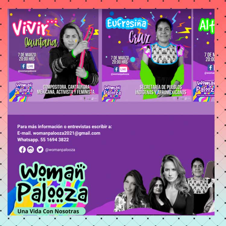 Womanpalooza, un evento que no te puedes perder