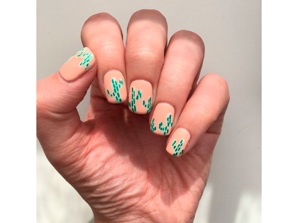 10 ideas para pintar tu uñas con diseños de nopalitos 1