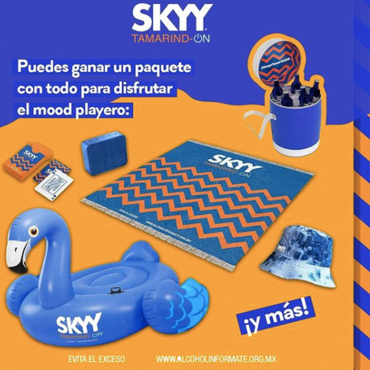 SKYY Tamarind-ON te regala un kit de Acapulco en la Azotea