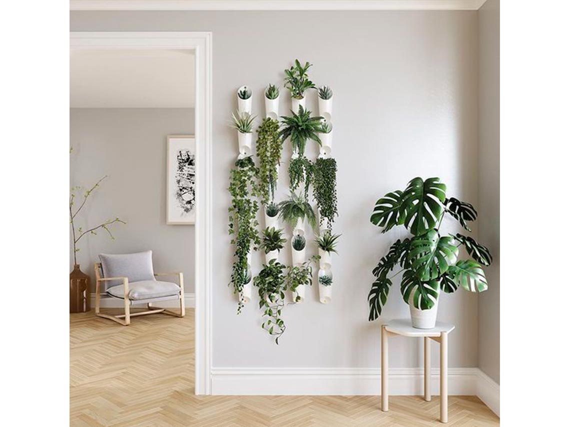 10 ideas para decorar tus paredes con macetas o plantitas 2