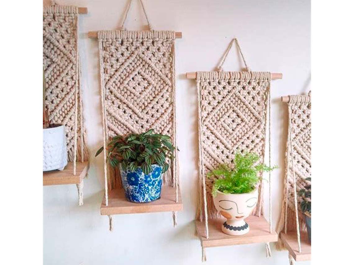 Ideas para decorar tus paredes con macetas y plantitas colgantes 6