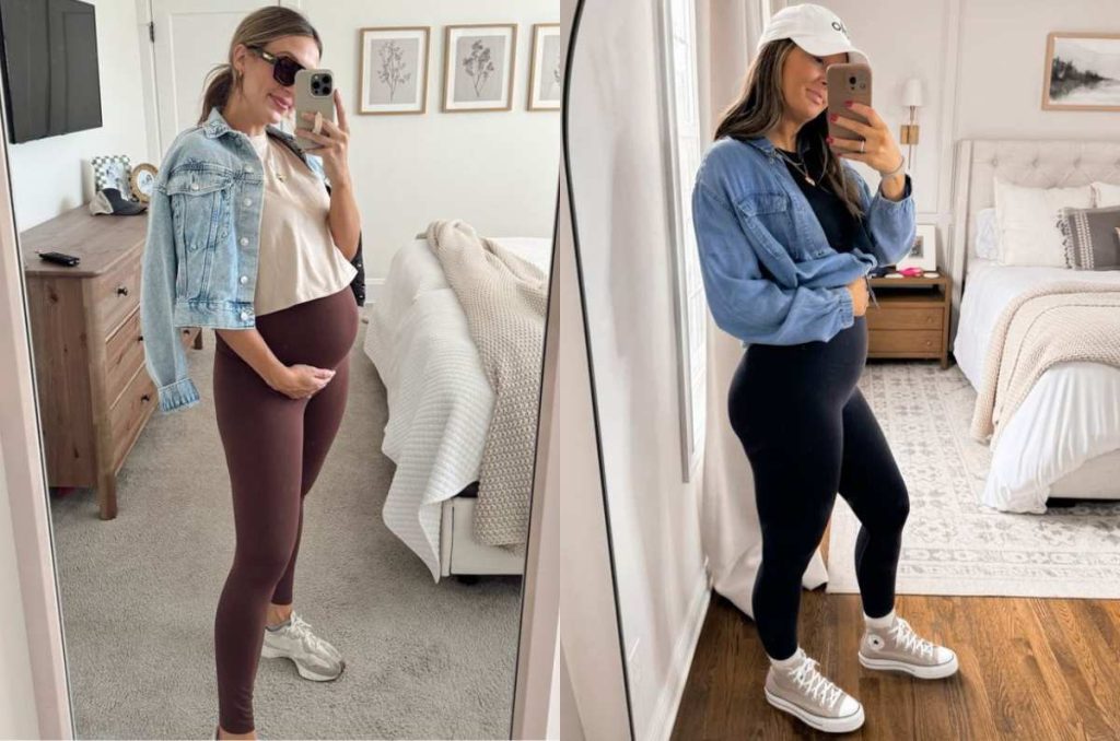 10 outfits juveniles, cómodos y modernos para embarazadas 3