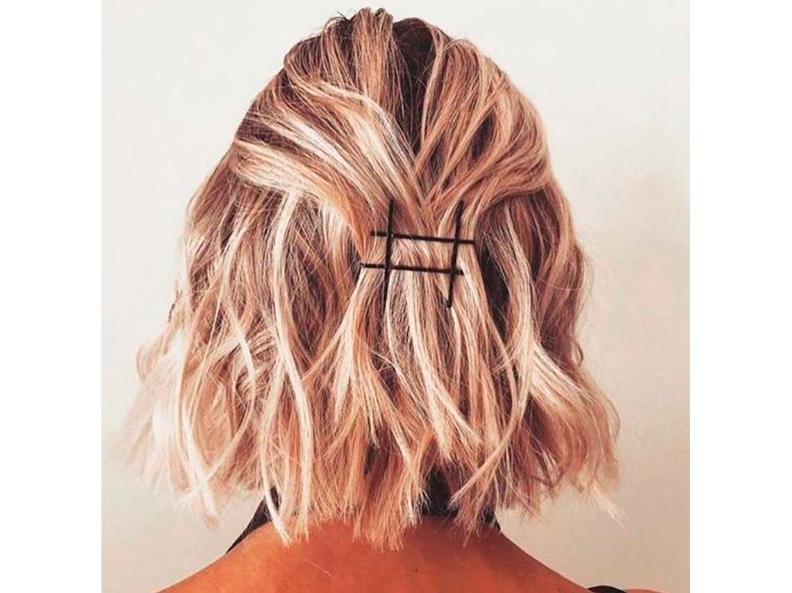 10 ideas para peinar tu cabello corto con broches 5