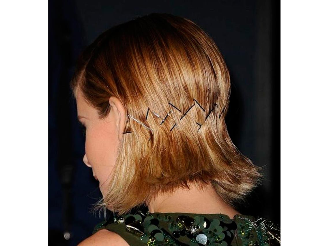 10 ideas para peinar tu cabello corto con broches 13