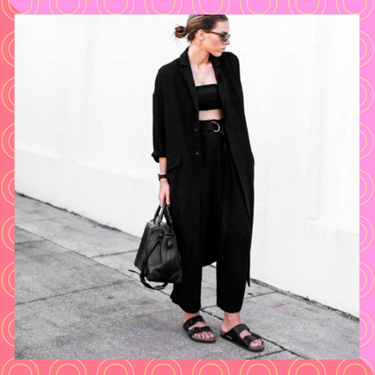 10 outfits con sandalias para ir a trabajar sin verte informal