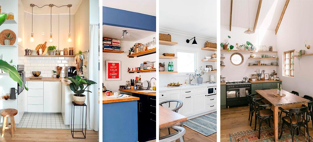 10 ideas prácticas para decorar cocinas minis | Mujer de 10