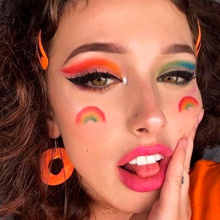 10 ideas de maquillaje para celebrar el mes orgullo 2021