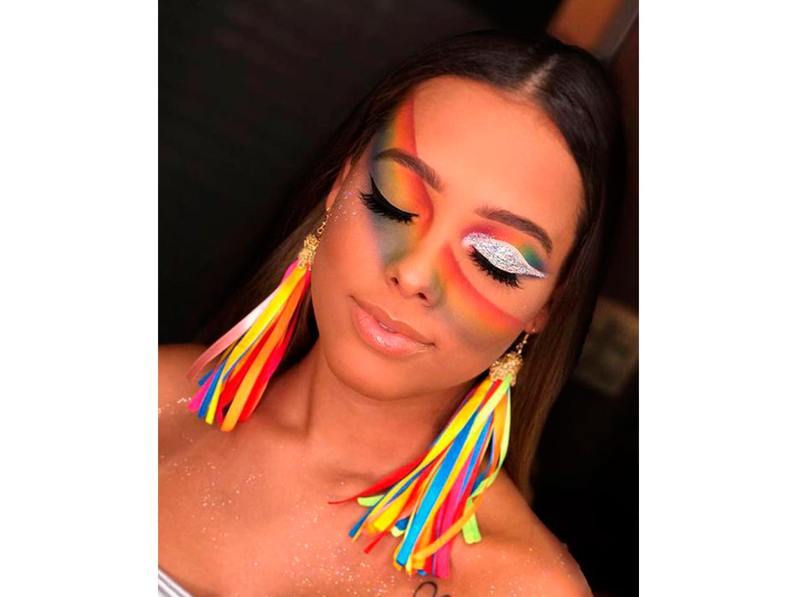 ideas de maquillaje para celebrar el mes orgullo