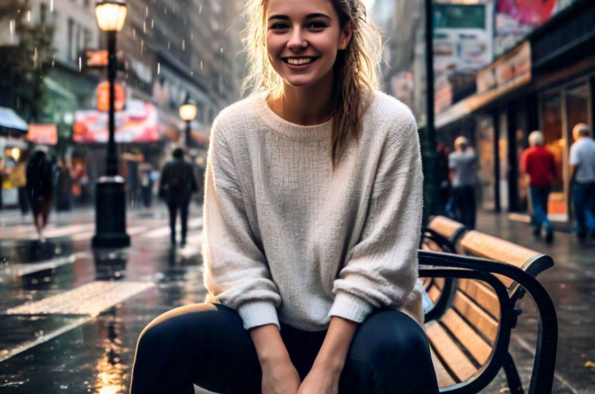10 outfits con leggins negros para llevar en días lluviosos