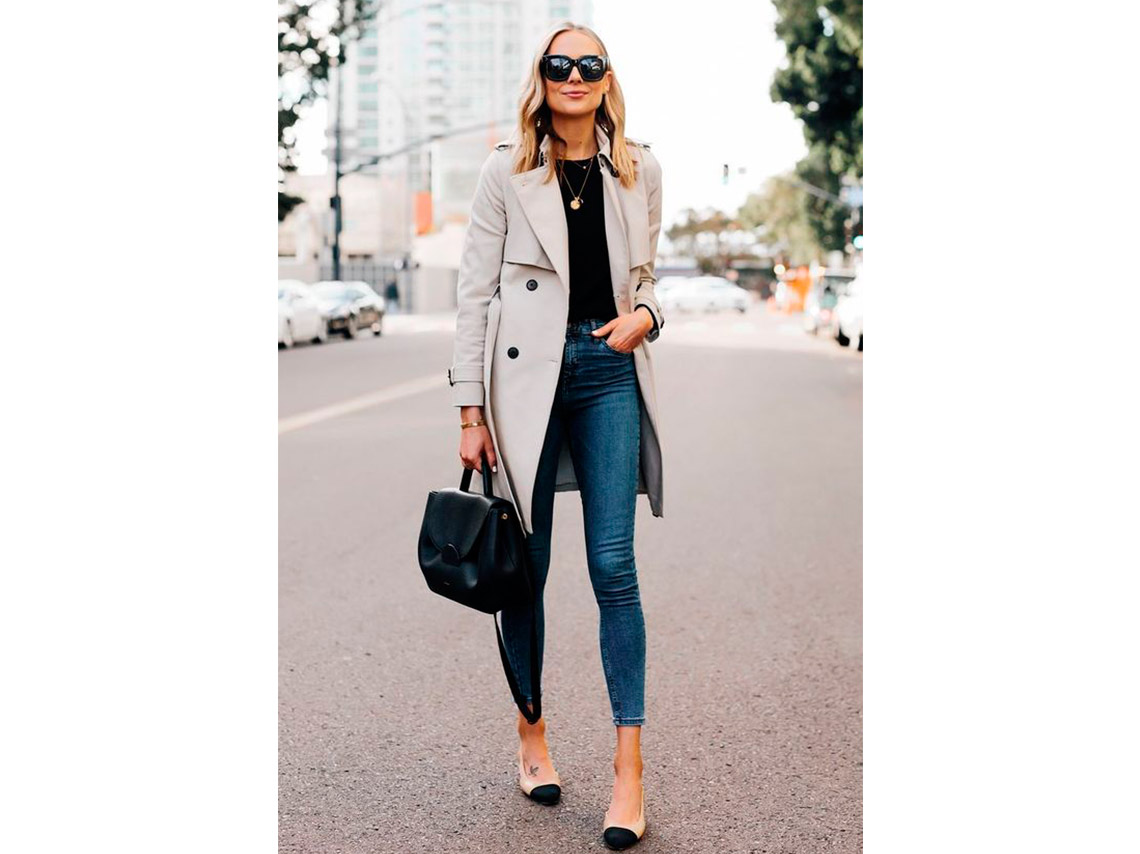 10 outfits con tacones y jeans para ir a trabajar y verte elegante