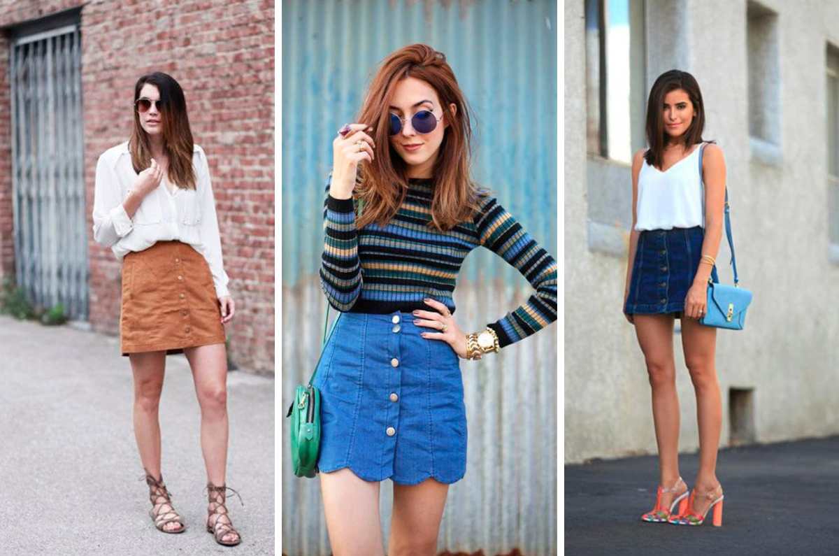 10 outfits con falda corta cómodos para tu primera cita