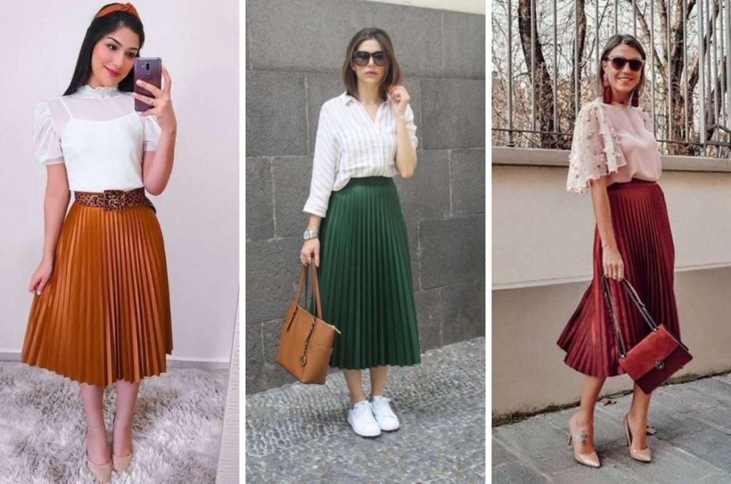 Ideas de outfits con faldas plisadas