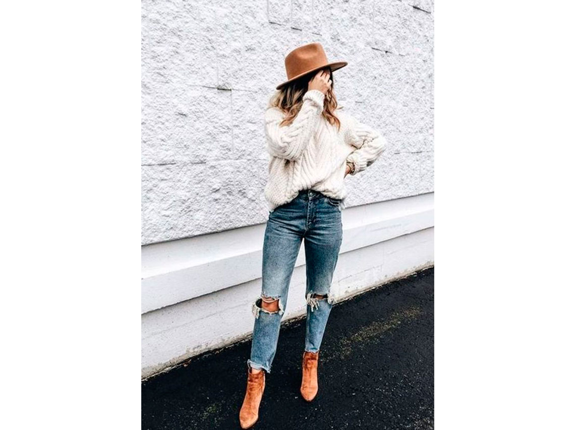 10 ideas para lucir outfits casuales con sombreros en la ciudad