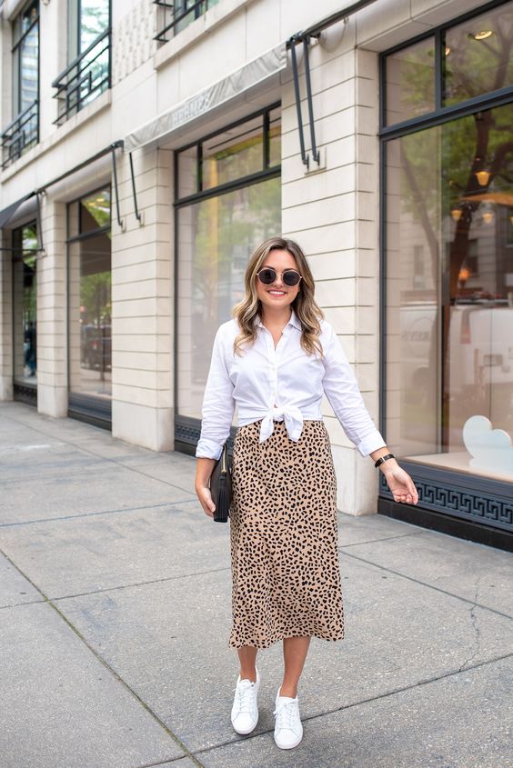 camisa-falda-animal-print