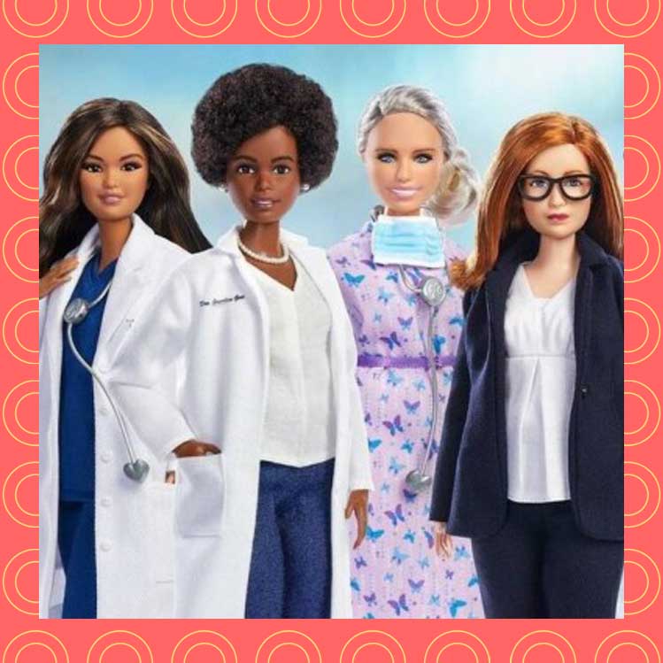 Barbie lanza muñecas para rendir homenaje a heroínas de la pandemia y la ciencia