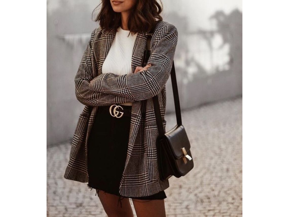 outfits con blazer oversize para verte elegante y profesional en la oficina