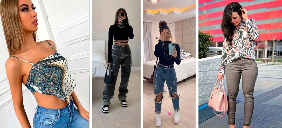 Pantalones a la online cadera para mujer